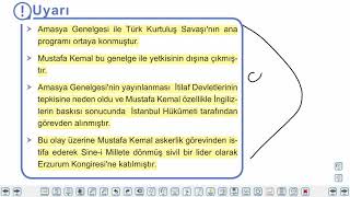 Eğitim Vadisi TYT Tarih 16.Föy Milli Mücadele Dönemi 1 Konu Anlatım Videoları