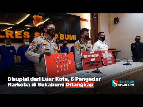 Disuplai dari Luar Kota, 6 Pengedar Narkoba di Sukabumi Ditangkap