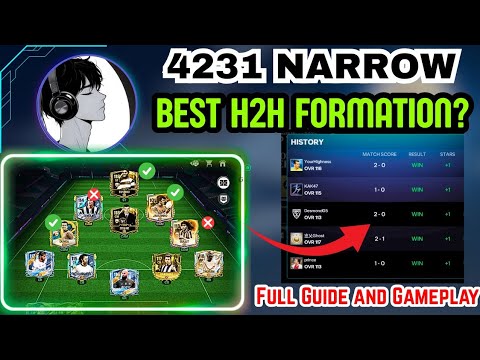 How to Use the 4-2-3-1 Narrow Like a PRO in FC Mobile 26 (Ultimate Tactics)