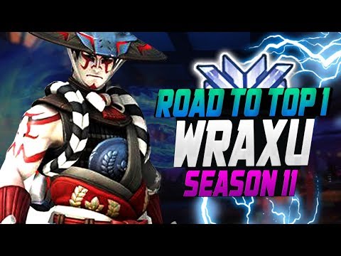 World Rank #1 Hanzo - Wraxu! [ OVERWATCH SEASON 11 TOP 500 ]