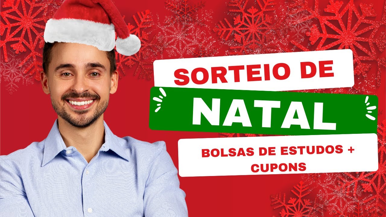 BOLSAS DE ESTUDOS E CUPONS DE NATAL - Concursos Bancários e Certificações com Prof. Willian Capriata