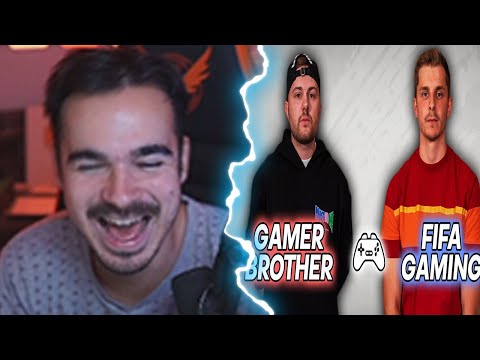 Erné REACTS to GAMERBROTHER vs. FIFA GAMING RAPBATTLE😱