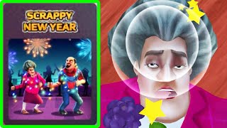 Scary Teacher 3D | miss T Scrappy New Year Walkthrough (iOS Android)