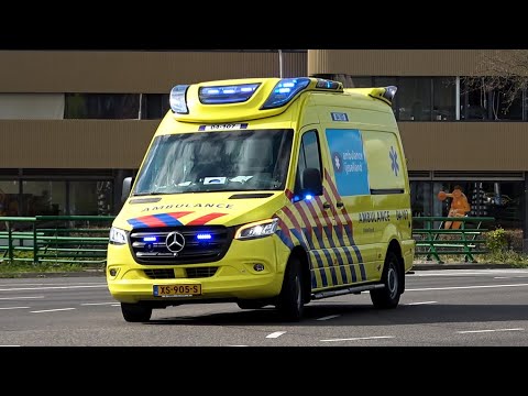 A1, 3x Otaris S Ambulance 04-107 Zwolle naar en van meldingen in Zwolle