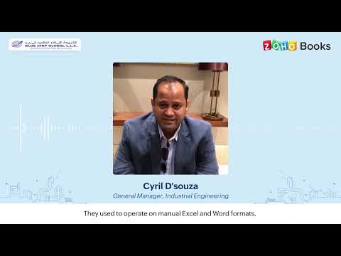 He is fond of Zoho Books and how his accounting operations have been very seamless using i