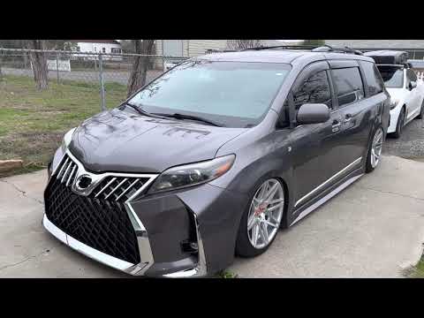 Turning the Toyota Sienna into a Lexus LM wannabe. Time and money well spent!