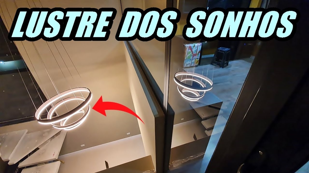 LUSTRE IDEAL PARA PÉ DIREITO| MUDANDO ALTURA DO LUSTRE DE 2 METROS PARA 3 METROS-7 HOUSE-LEKA COM K