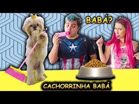 O CACHORRO QUE VIROU BABÁ DOS MALOUCOS POR 1 DIA ( Pretend to play nanny Dog )