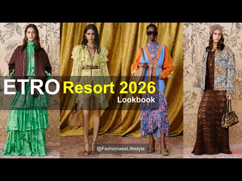 ETRO 🌼 Resort 2026 Lookbook  #fashion #trending #fashiontrends #resort2026