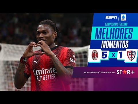 Gols e lances de Milan x Cagliari