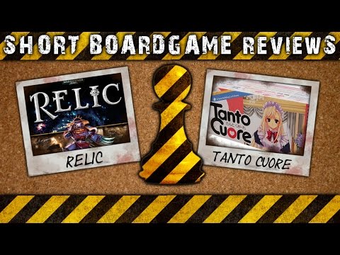 Boardgame Review Sketches - "Relic" & "Tanto Cuore"