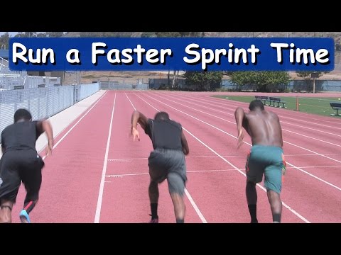 How to Run a Faster 100m Sprint! Track Workout Video