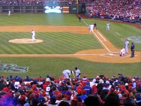 Top of the 9th inning of game 5 of the 2008 World Series