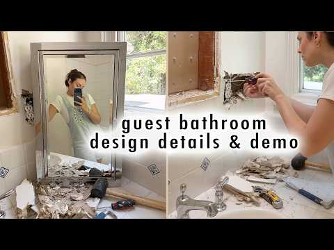 guest bathroom design details & demo | MaCenna Lee