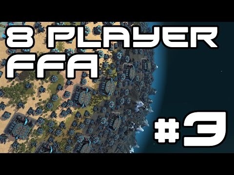 Planetary Annihilation 8 Player FFA! #3