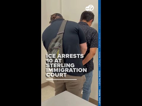 ICE arrests 10 people at a Sterling, Virginia immigration court