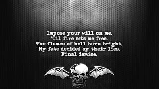 Avenged Sevenfold - Heretic [Lyrics on screen] [Full HD]