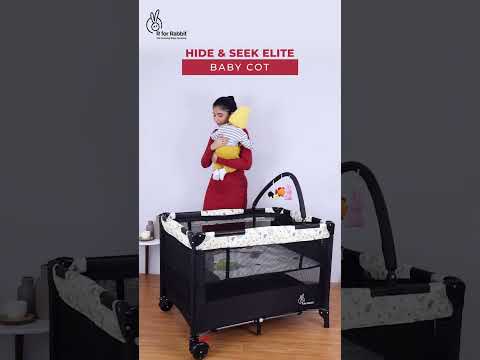 R for Rabbit Hide & Seek Elite Baby Crib