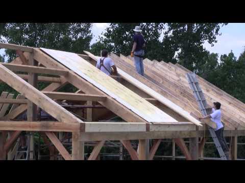 L'gosseux d'bois Ep 59 La construction de mon nouvel atelier partie 7   Le plafond