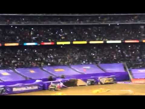 Monster Energy vs Lucas Oil and crash