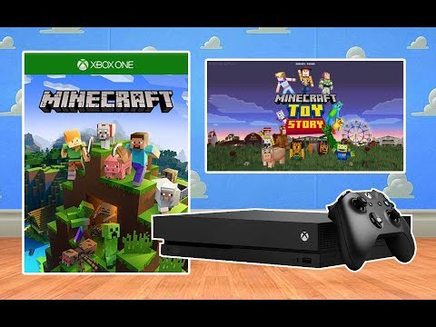 Minecraft Toy Story Mash Up - World Exploration Walkaround