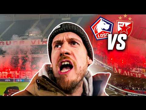 LOSC 0-1 Étoile Rouge : Ferveur serbe 🇷🇸 et frustration lilloise (Europa League)