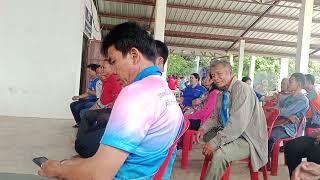 ประชุมตำบลเตรียมความพร้อมบุญบั้งไฟชมรมกำนันผู้ใหญ่บ้านตำบลกุดชุมเป็นเจ้าภาพ