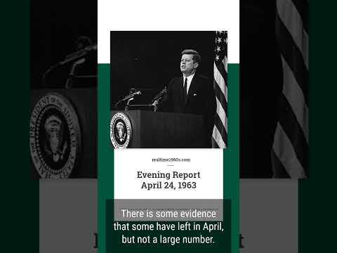 Apr. 24, 1963 Evening Report Clip | JFK on Cuba