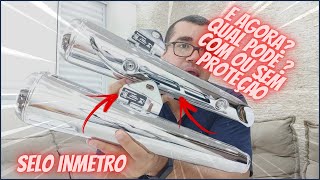 [SELO INMETRO]Escapamento Com Protetor Estralador ou Esportivo Multa 2022 2023