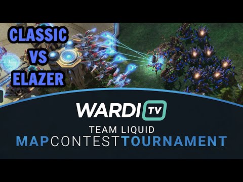 LATE GAME ON NEW MAPS! - Classic vs Elazer (PvZ) - WardiTV Map Contest Tournament [StarCraft 2]