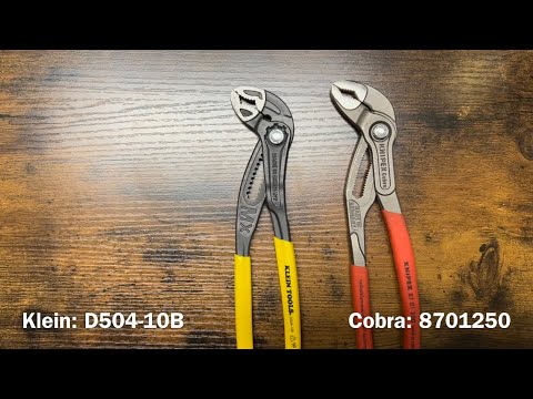 Knipex Cobra VS Klein Pump Pliers