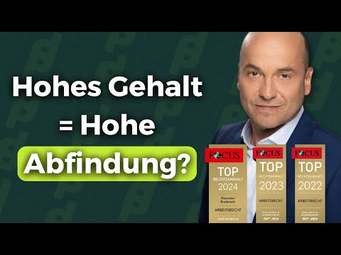 Abfindungshöhe bei Gehalt über 8000 € (Rechenbeispiel)