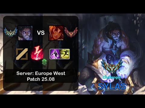 Sylas Mid vs Taliyah - EUW Challenger - Patch 25.08