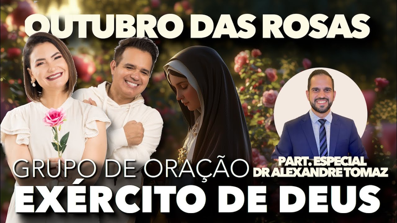 11.OUT - AO VIVO - 12h00 - EXÉRCITO DE DEUS - Cura da Alma e da Mente - part. Dr Alexandre Tomaz