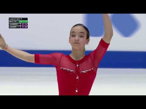 Jogailė Aglinskytė- 2020 World Junior Figure Skating Championships - short program 