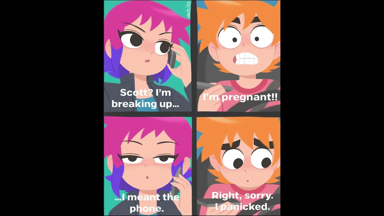 Scott Pilgrim & Ramona Flowers - I'm PREGNANT! #scottpilgrimtakesoff  #scottpilgrim