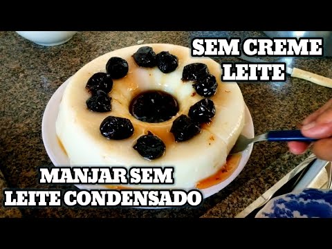 Como fazer manjar do tempo da vovó (sem leite condensado e creme de leite)
