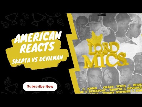 American Rapper Reacts To Skepta vs. Devilman - Lord of the Mics 2 (Reaction)