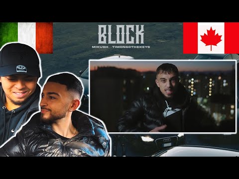 CANADIANS REACT TO ITALIAN DRILL - Mikush - BLOCK (Prod. Timon)