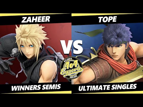 4o4 Smash Night 67 Winners Semis - Zaheer (Cloud, Link) Vs. Tope (Ike) SSBU Ultimate Tournament