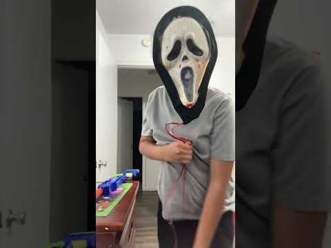 My dad buy me a bloody ghost face costume t￼ype in the comments what are you for Halloween