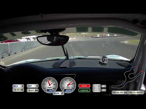 Sonoma Raceway Porsche 991.1 GT3 Cup Car driver Loren Beggs qualifying 1:37