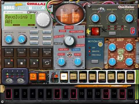 Gorillaz - Atomic Power (Sample from Korg IElectribe Gorillaz Edition)
