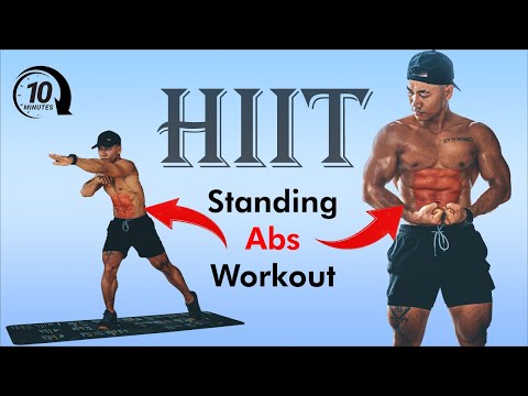 Get Your Six Pack Abs Back With Standing Abs Workout No Equipment HIIT.