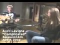 avril lavigne - AOL acoustic session - 2002 