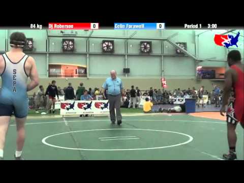 Dj Roberson vs. Colin Farawell at 2013 ASICS University Nationals - FS