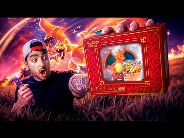 Charizard EX Super Premium Collection Box Unboxing