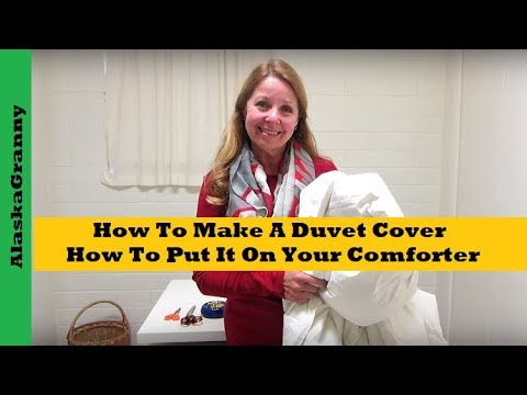 How To Make A Duvet Cover How To Put A Duvet On Your Comforter- Easy Sew Duvet