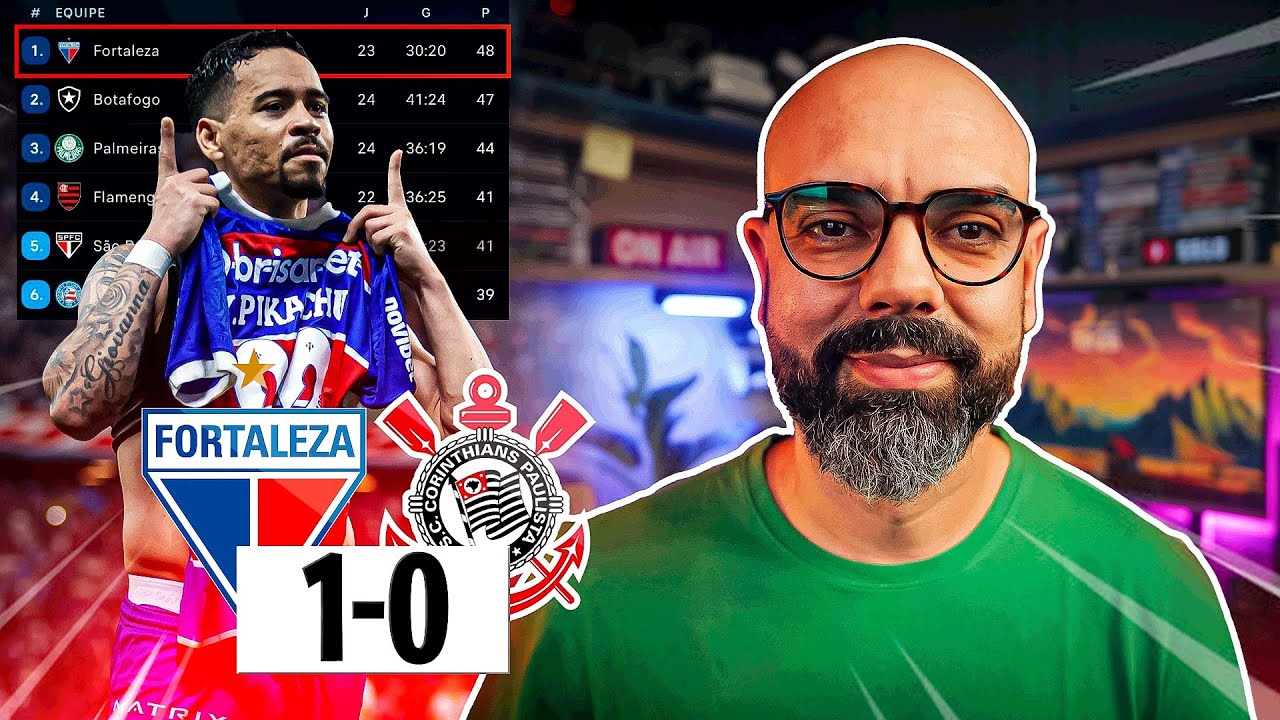 FORTALEZA 1X0 CORINTHIANS. LÍDER ISOLADO E INCONTESTÁVEL