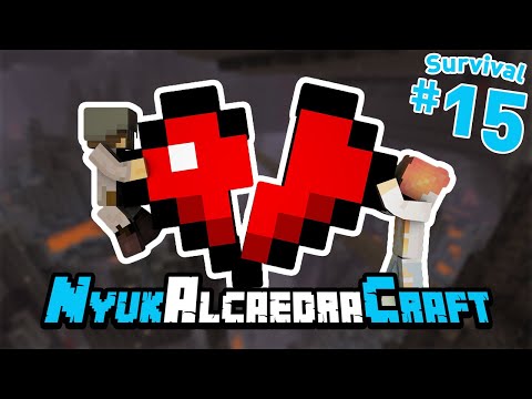 Ho completato l'armatura in Netherite! - NyukAlcaedraCraft Survival Co-op  (Minecraft ITA) #15